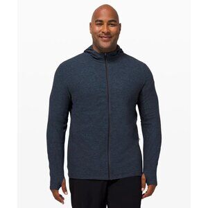 Lululemon Men's Surge Warm Full Zip - L Heatherd Navy